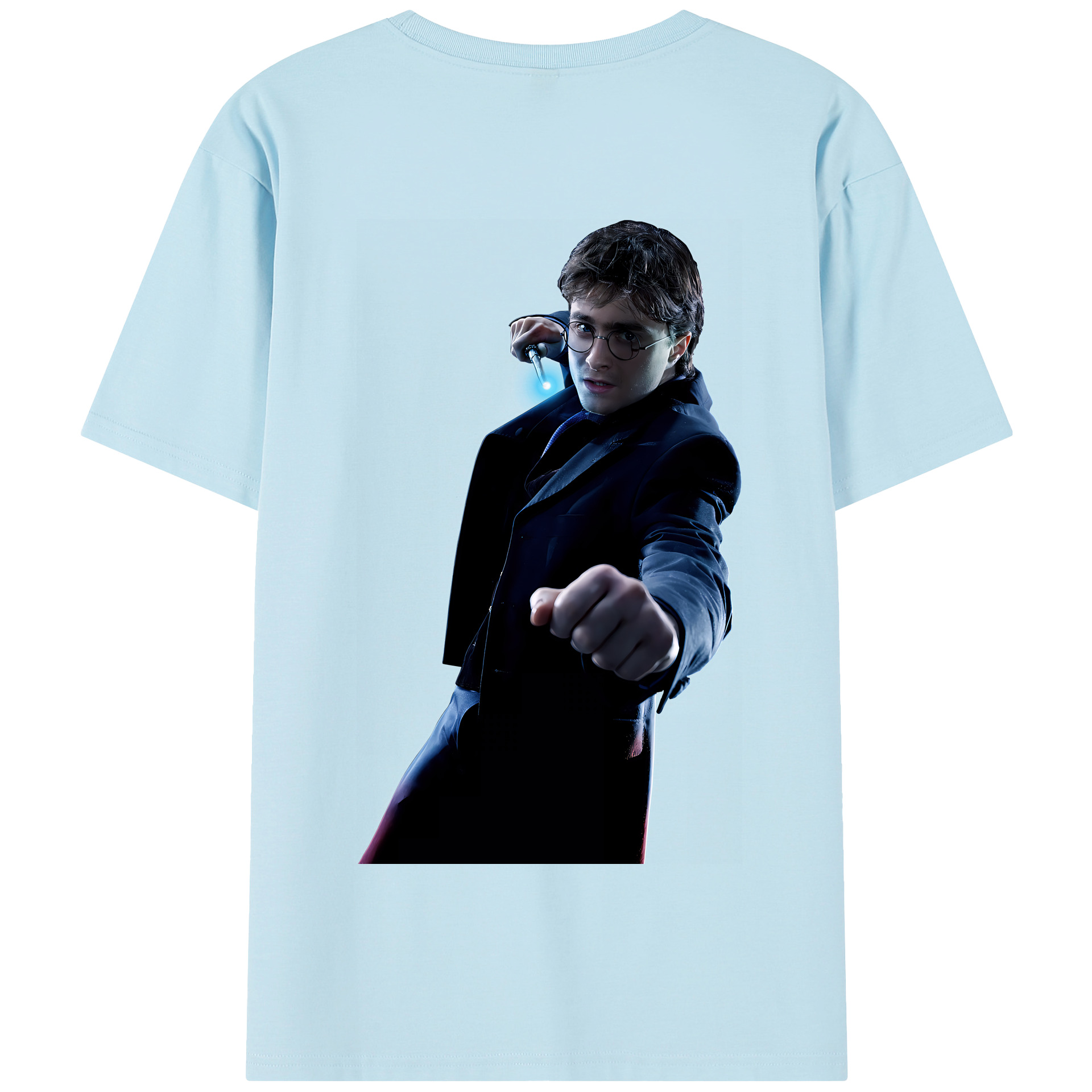 （画像用） Harry Potter ハリー・ポッターシリーズ 綿100％半袖Tシャツ（背面プリント）